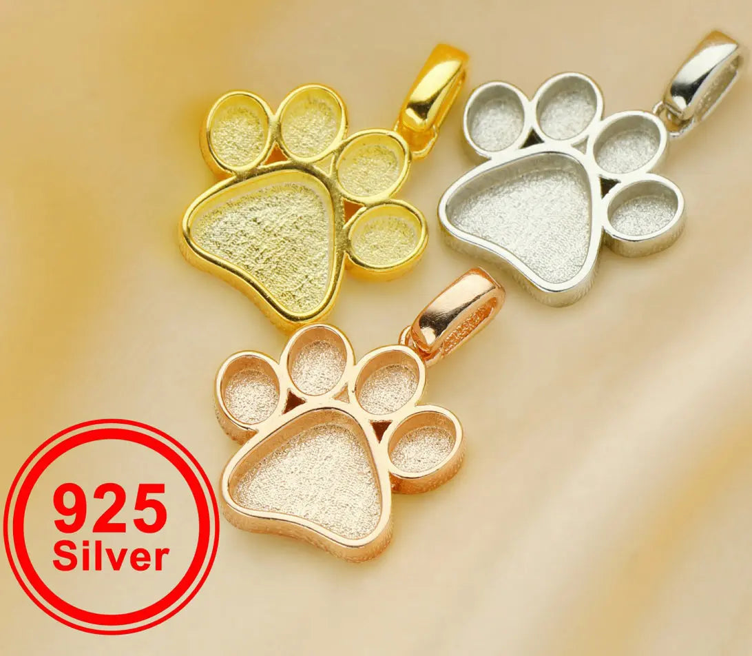 Necklace Pawprint  A Drop In Time Keepsakes