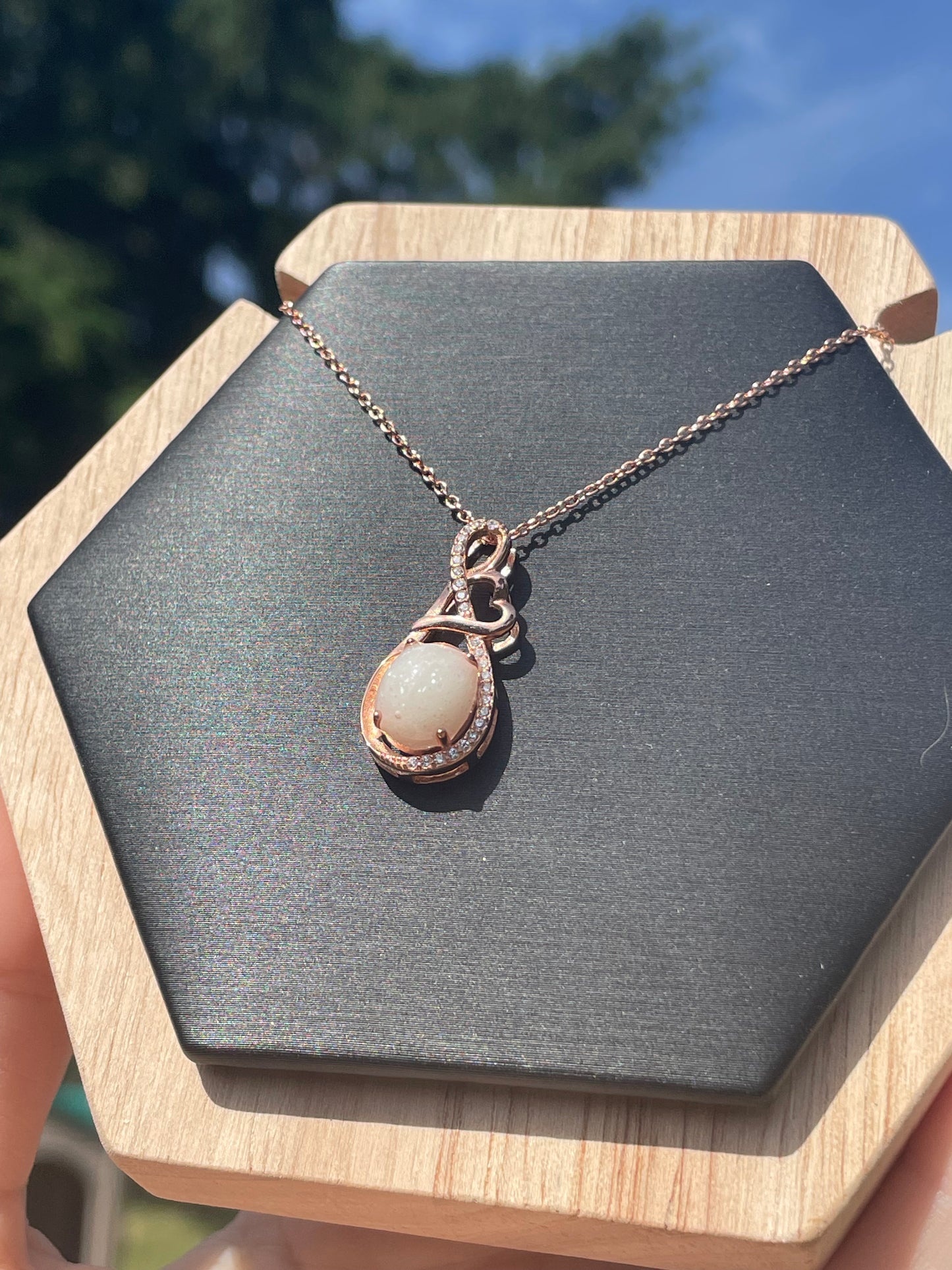 Necklace My World  A Drop In Time Keepsakes