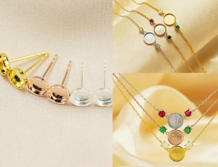 Set Round Birthstone Set  A Drop In Time Keepsakes